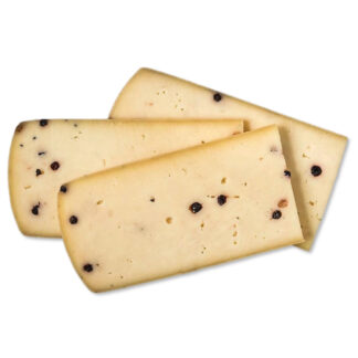 Velvety Swiss Raclette Gourmet with wild picked tasmanian bushpepper.