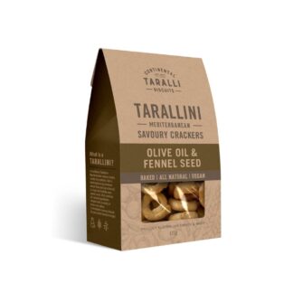 Tarallini Olive & Fennel Seed - Bite size continental cracker
