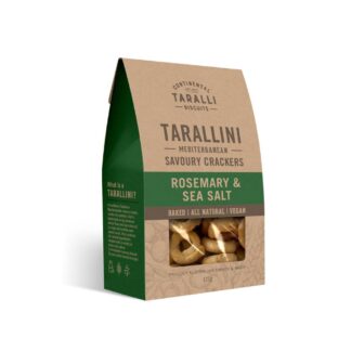 Tarallini Rosemary & Sea Salt - Bite size continental cracker